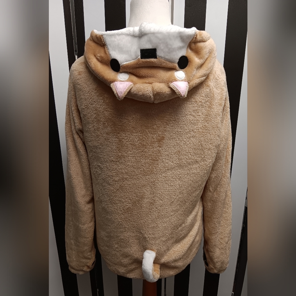 Shiba Inu velvet hoodie - Picture 3 of 11